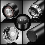 Load image into Gallery viewer, Black Color  Temperature Water-Bottle 500ML.
