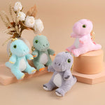 Load image into Gallery viewer, Mini Dino Shape Soft-Toy Keychains. - TinyBo
