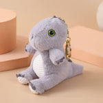 Load image into Gallery viewer, Mini Dino Shape Soft-Toy Keychains. - TinyBo
