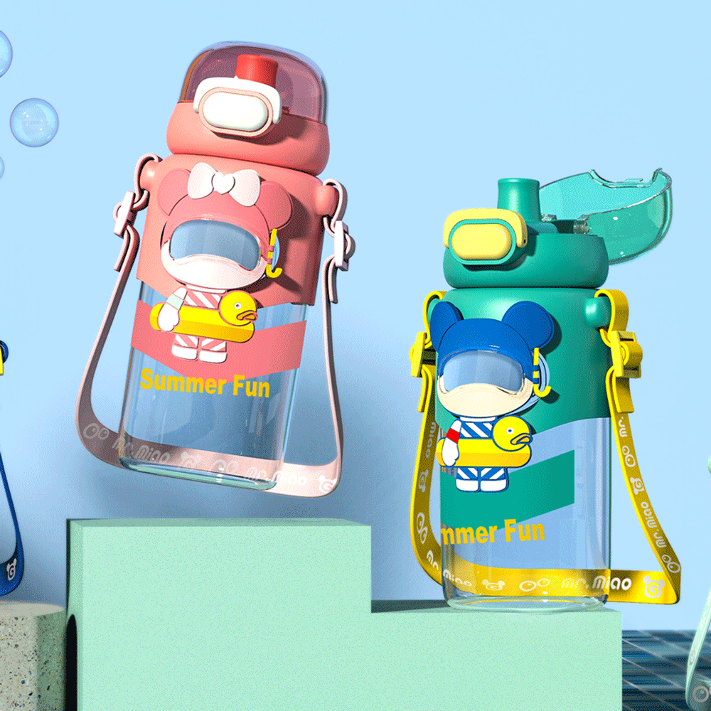 Diver In Mode! A Children's Outdoor Sipper Water Bottle - TinyBo