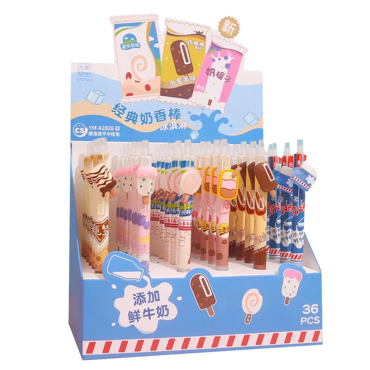 Ice-Cream Theme Erasable Mechanical Pen.