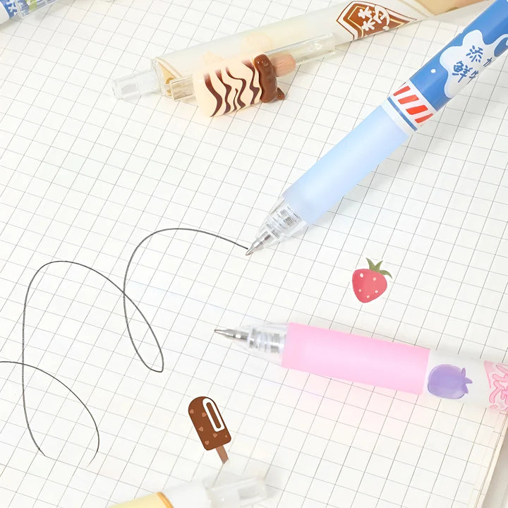 Ice-Cream Theme Erasable Mechanical Pen.