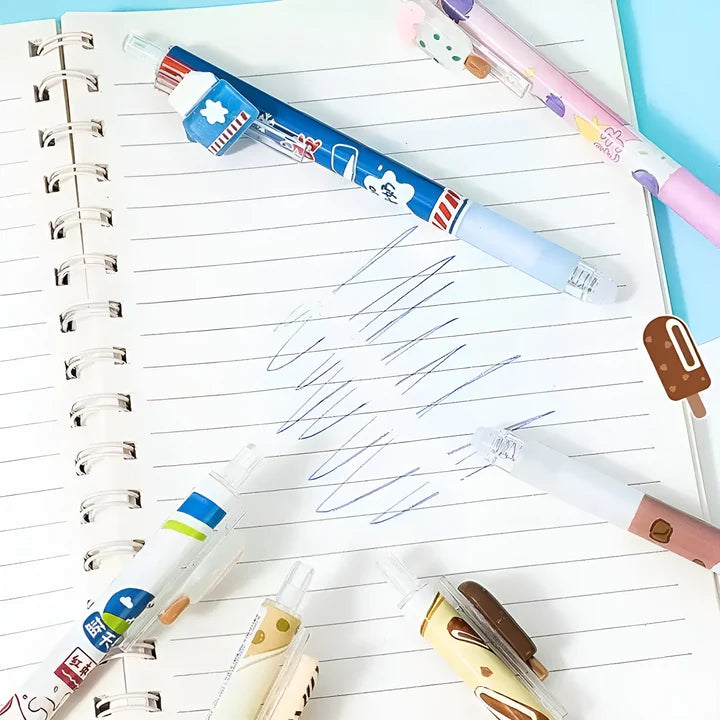 Ice-Cream Theme Erasable Mechanical Pen.