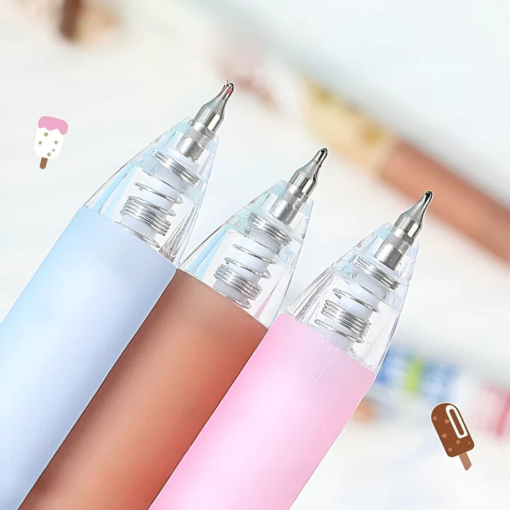 Ice-Cream Theme Erasable Mechanical Pen.