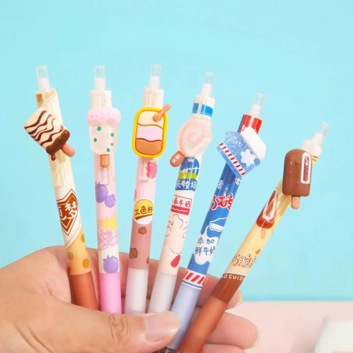 Ice-Cream Theme Erasable Mechanical Pen.