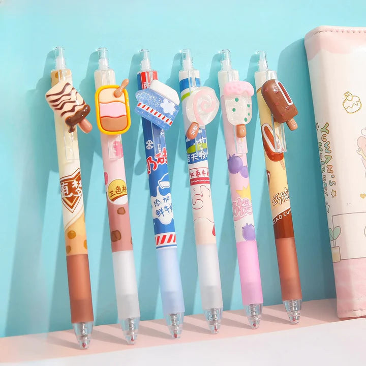 Ice-Cream Theme Erasable Mechanical Pen.