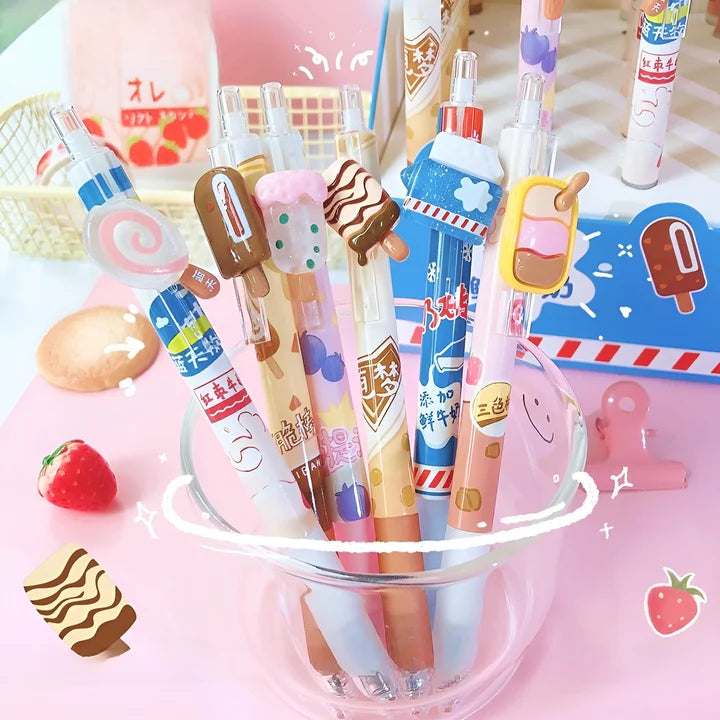 Ice-Cream Theme Erasable Mechanical Pen.