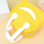 Load image into Gallery viewer, Stylish and elegant smiley lunch bag .
