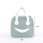 Load image into Gallery viewer, Stylish and elegant smiley lunch bag .
