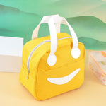 Load image into Gallery viewer, Stylish and elegant smiley lunch bag .
