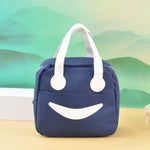 Load image into Gallery viewer, Stylish and elegant smiley lunch bag .
