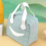 Load image into Gallery viewer, Stylish and elegant smiley lunch bag .
