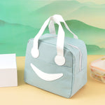 Load image into Gallery viewer, Stylish and elegant smiley lunch bag .
