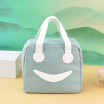 Load image into Gallery viewer, Stylish and elegant smiley lunch bag .
