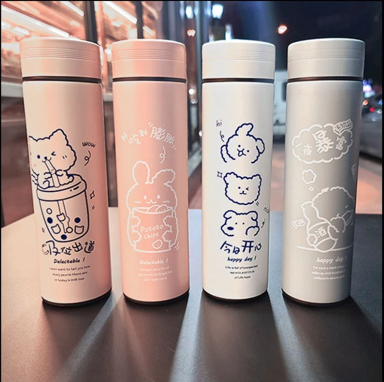 Stylish Bunny Print Temperature Bottle.(500L)