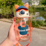 Load image into Gallery viewer, Stylish Cap Sipper Water Bottle (550ML/650ML) - TinyBo
