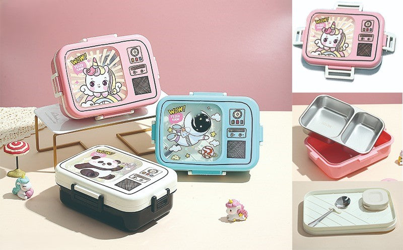 Fun Cartoon Theme Insulated Lunch Box