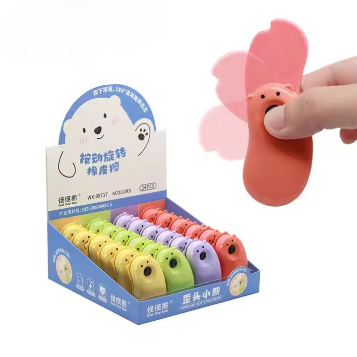 Kawaii Cute Press Rotating Eraser