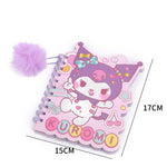 Load image into Gallery viewer, Kawaii Kuromi Spiral Diary
