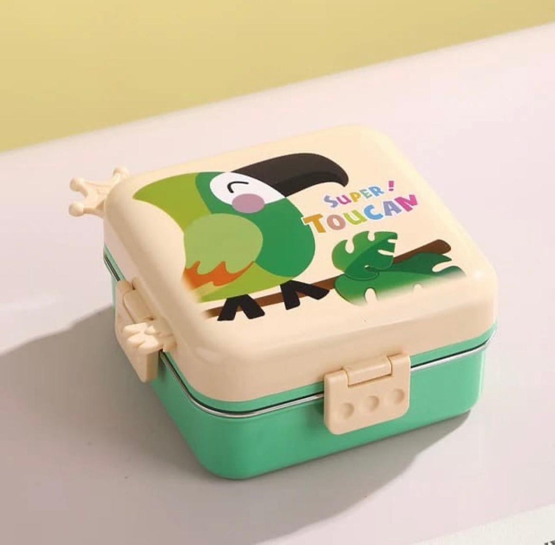 SS Cute Lunch Box With Container