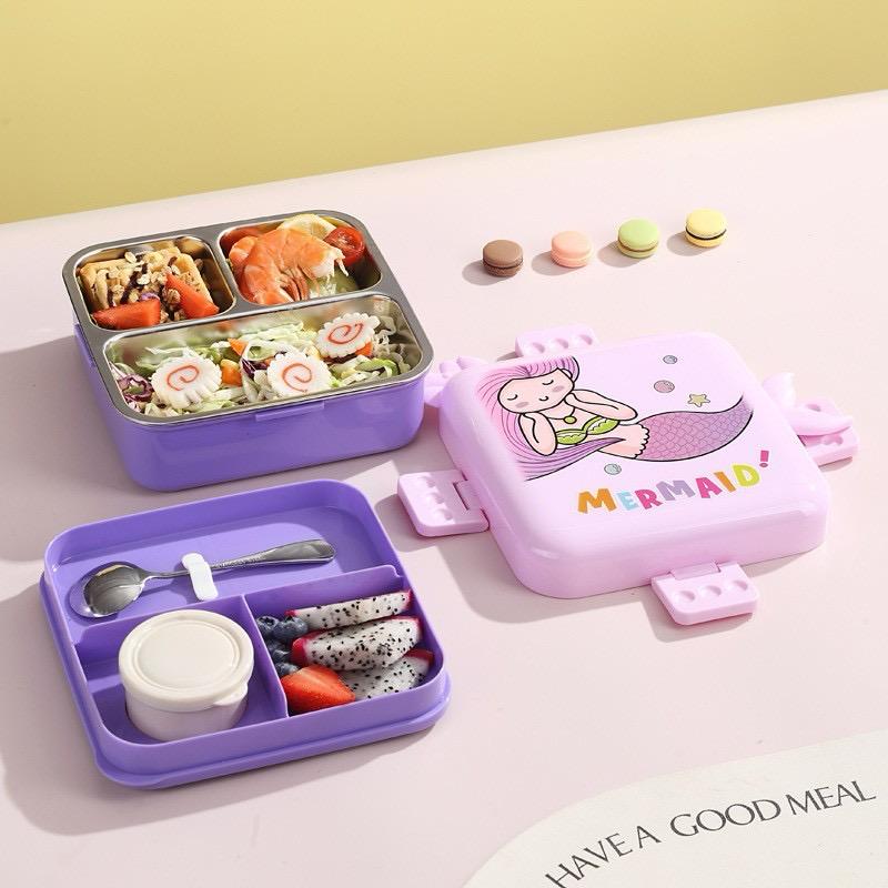 SS Mermaid Lunch Box With Container