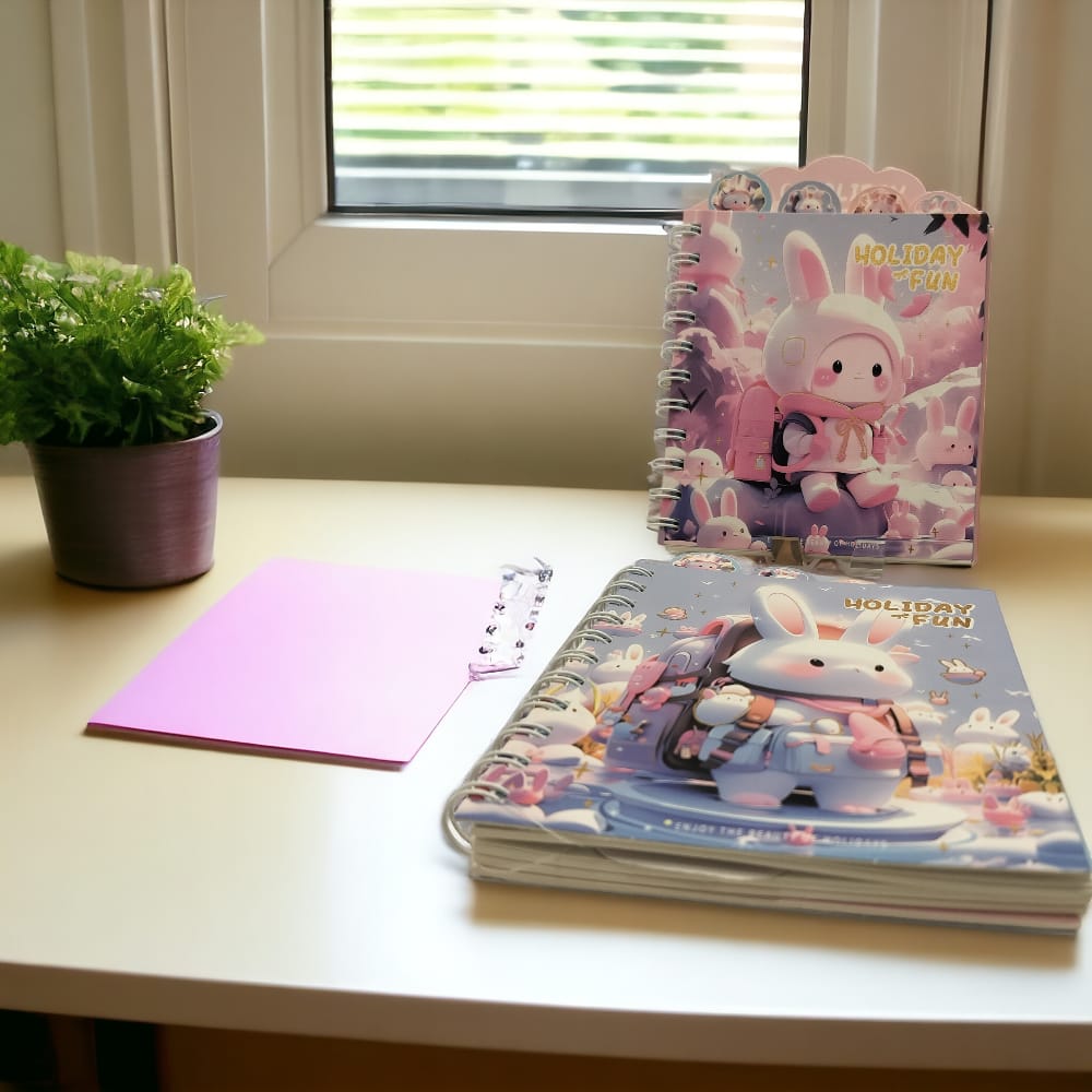 Kawaii Diary, Bookmark Diary, stylish diary, fancy diary