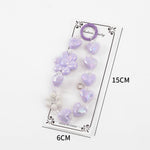 Load image into Gallery viewer, Flower Pearl Phone Charm and Keychain
