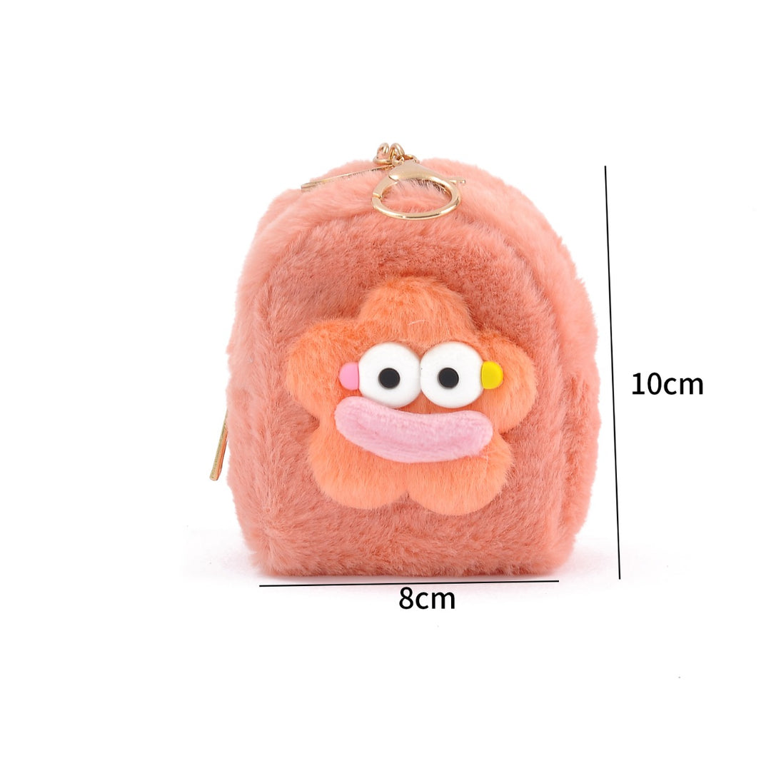 Soft Fur Coin Pouch and Keychain