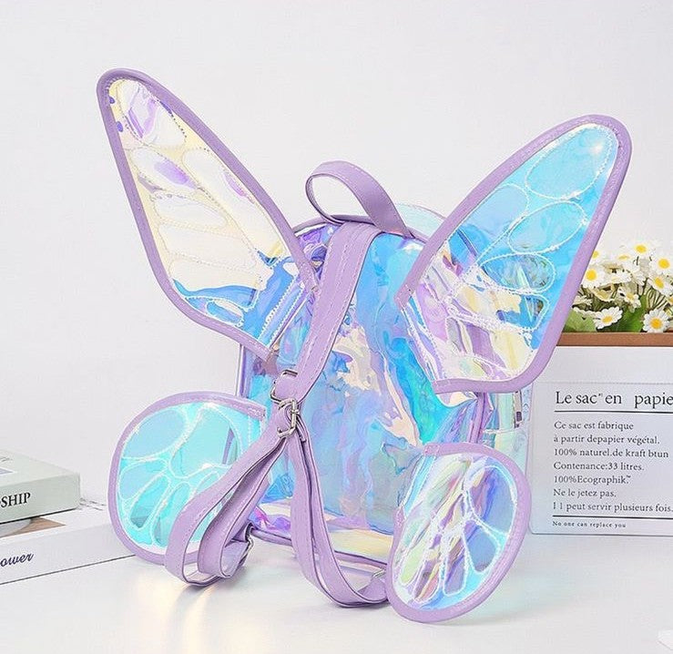 Magical Unicorn Backpack with Fairy Wings – Kawaii Kids School Bag for Girls