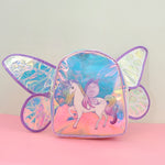 Load image into Gallery viewer, Magical Unicorn Backpack with Fairy Wings – Kawaii Kids School Bag for Girls
