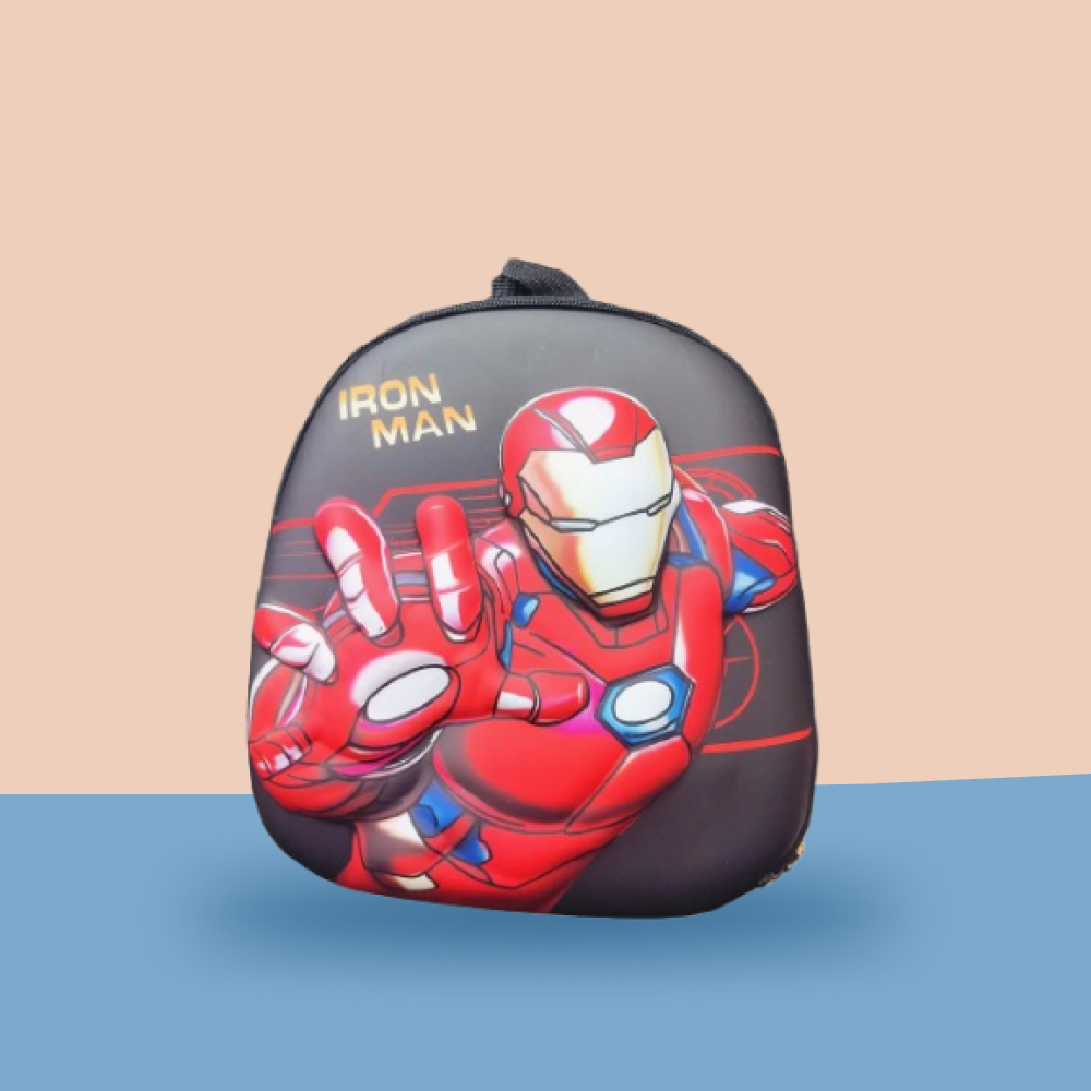 A 3D Hard Case Backpack For Kids (30x26cm). - TinyBo