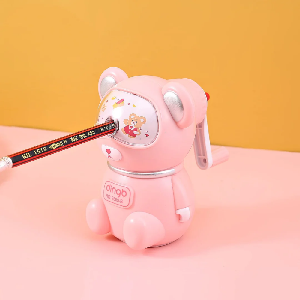 Teddy Bear Shape Mechanical Pencil Sharpener