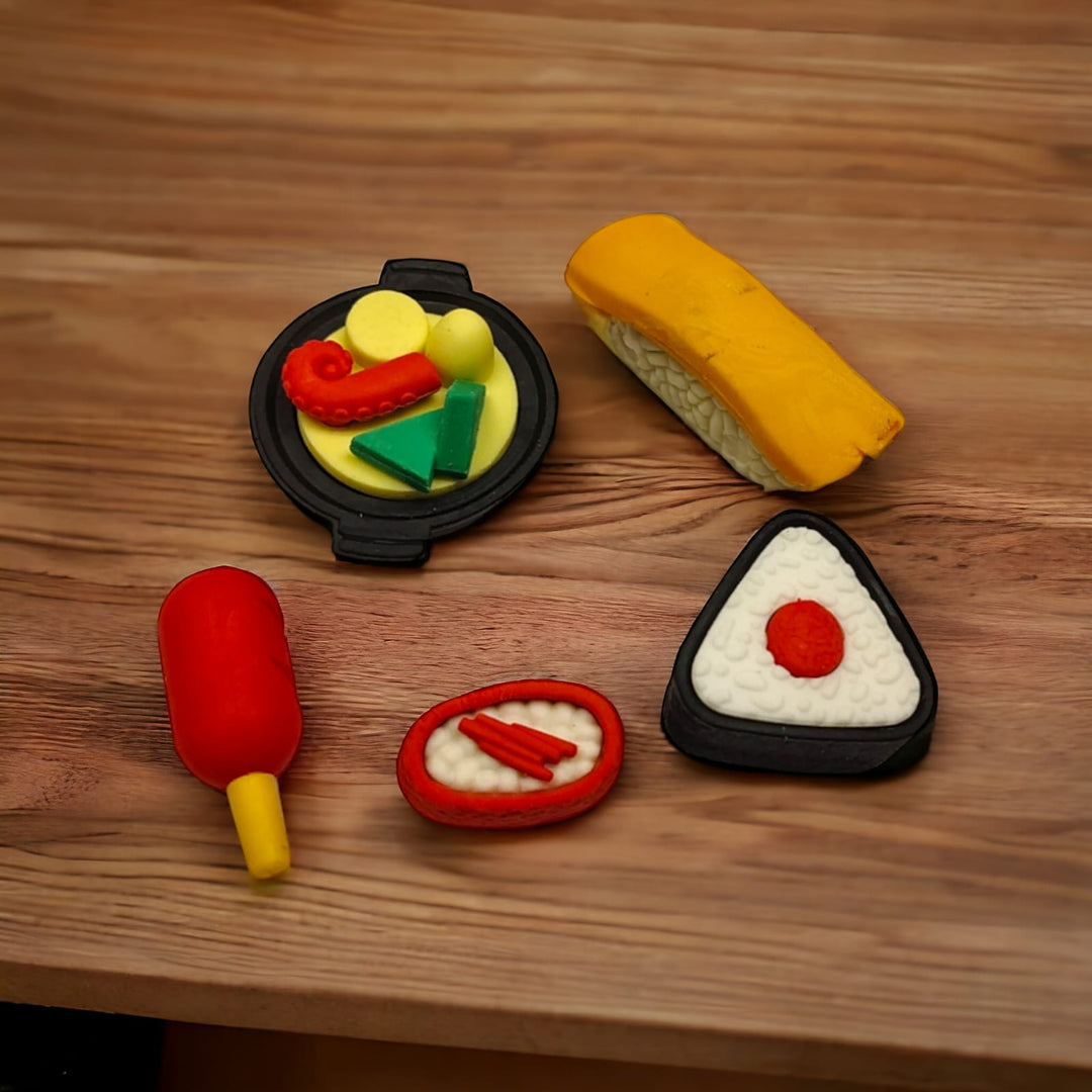 Snack Pack Erasers.