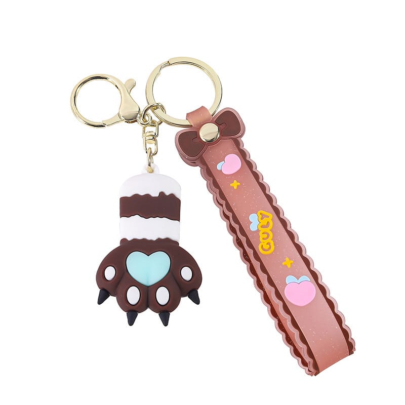 Cute Paw Keychains – Adorable & Colorful Accessories For Girls