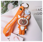 Load image into Gallery viewer, Brown And White Tiger Keychain. - TinyBo
