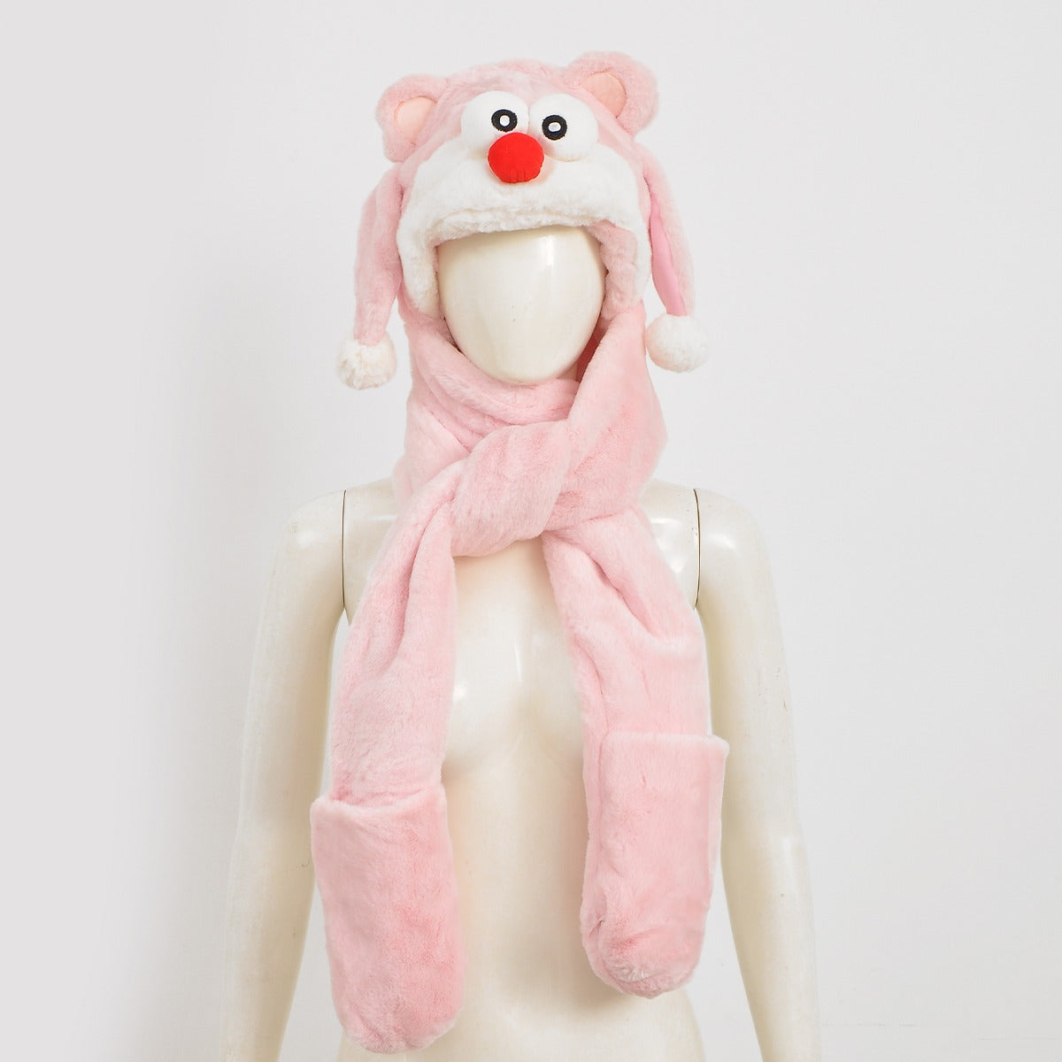 Doraemon Character Gloves Scarf. - TinyBo