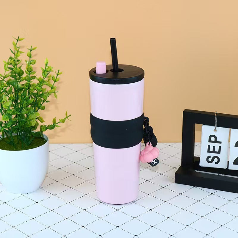 Modern Gradient Cute Tumbler For Girls (710 ml)