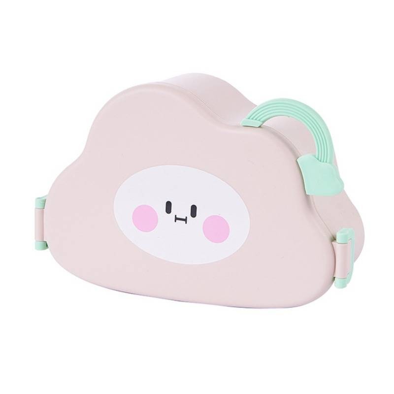 Lovely Cloud Shape Lunch Box With Cutlery.(1500mL)