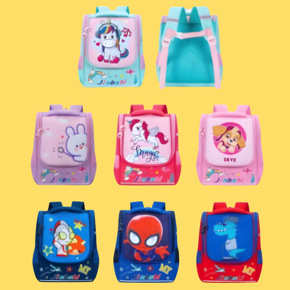 Funny Characters school Back Pack(2 To 5 years). - TinyBo