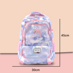 Load image into Gallery viewer, Small Printed Dolphin Back pack. - TinyBo
