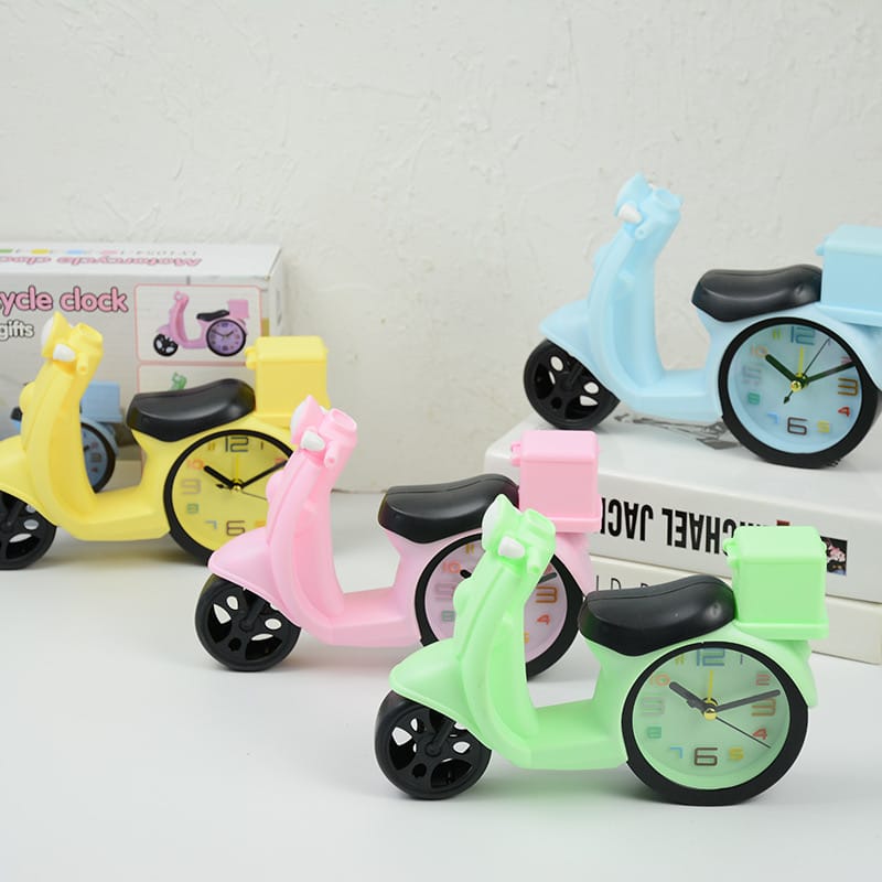 Scooter Shape Table Alarm Clock for Kids