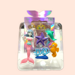 Load image into Gallery viewer, Aquatic Fighters Theme Eraser Set. - TinyBo
