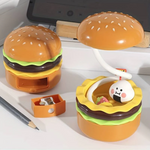 Load image into Gallery viewer, Burger shaped lamp.
