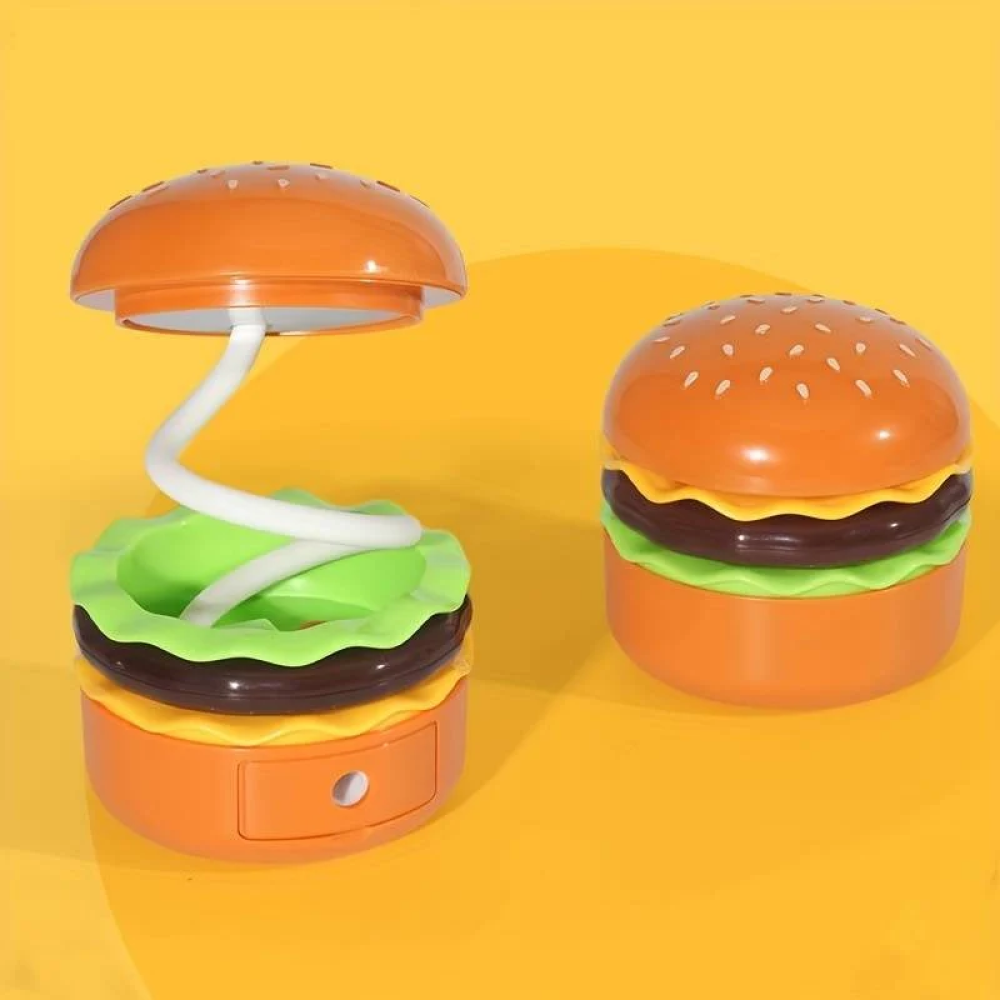 Burger shaped lamp.