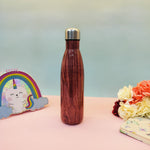 Load image into Gallery viewer, Shiny Woody Print Steel Water Bottle.(500mL) - TinyBo
