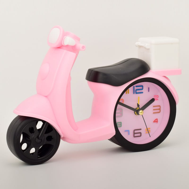 Scooter Shape Table Alarm Clock for Kids
