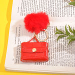 Load image into Gallery viewer, Pom Pom Mini Coin Pouch Keychain for Girls &amp; Kids
