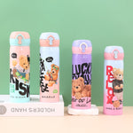 Load image into Gallery viewer, Printed Dog Theme Stainless Steel Water Bottle.(420mL)
