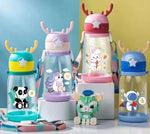 Load image into Gallery viewer, Reindeer Thorn Shape Water Bottle For Kids 600ML
