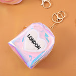 Load image into Gallery viewer, Heart In London Theme 2 In 1 Coin Pouch And Keychain. - TinyBo
